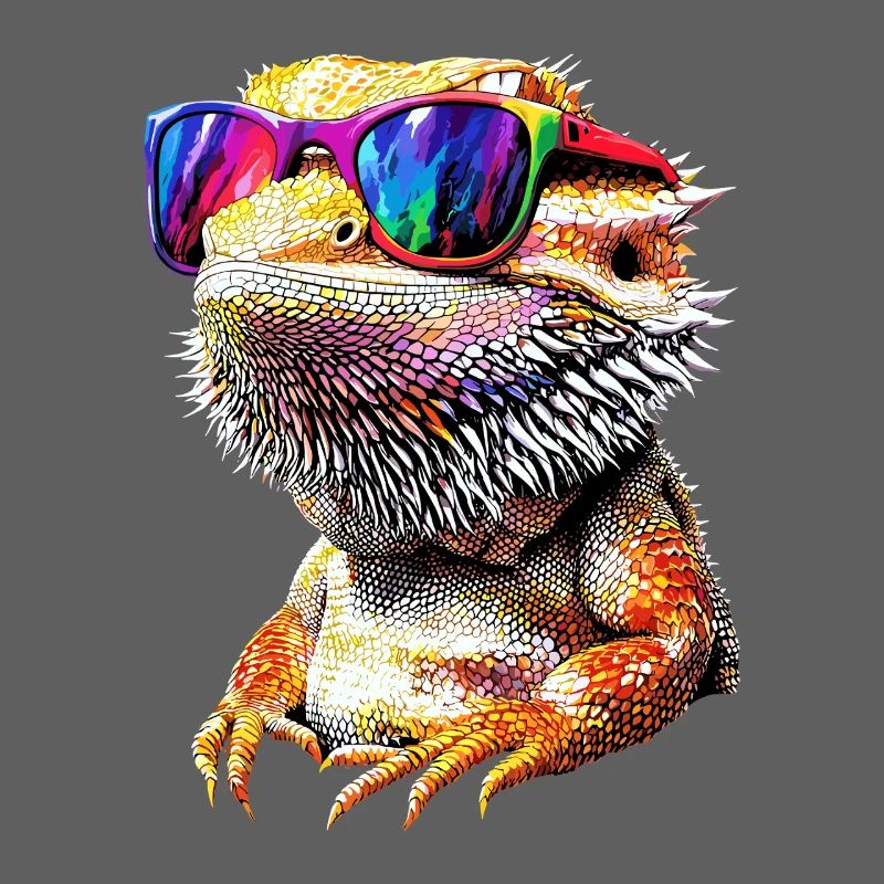 Bartagame Echse Bearded Dragon Süße Bartagamen