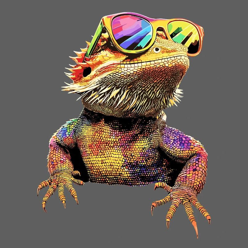 Bartagame Echse Bearded Dragon Süße Bartagamen