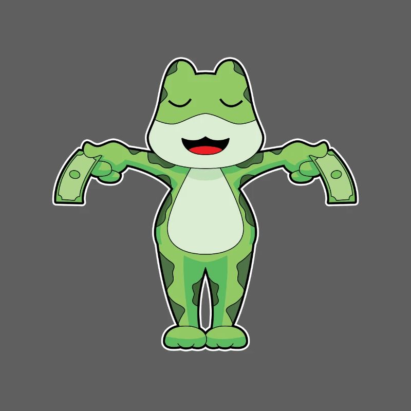 Billet de banque grenouille