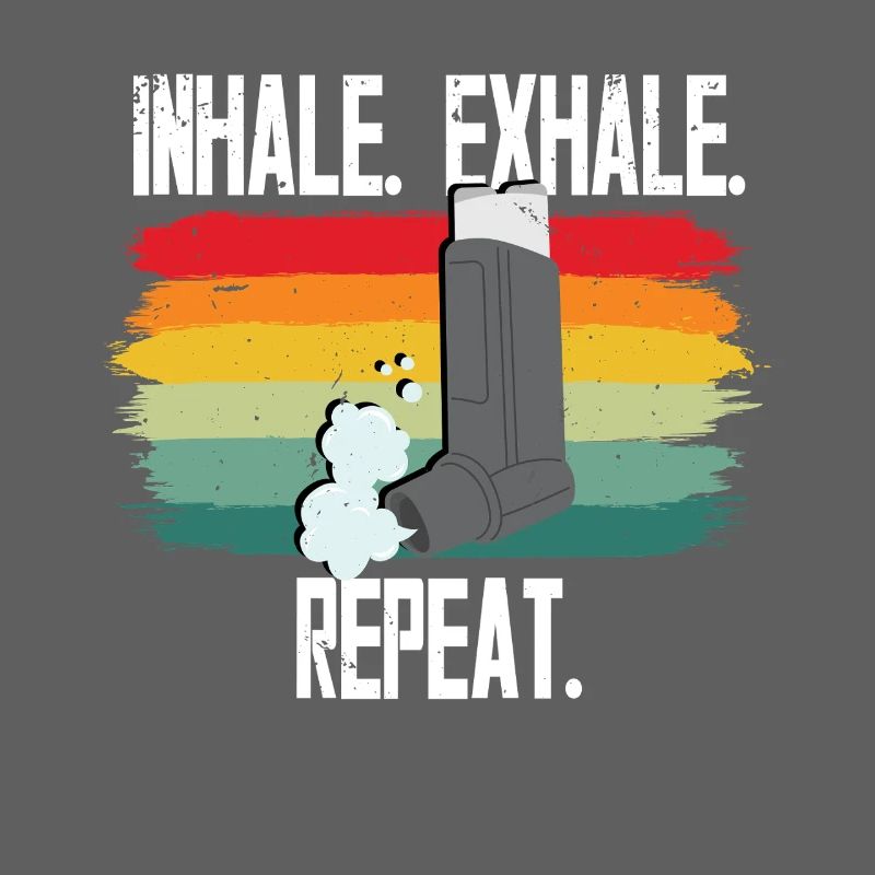 Asthma Asthmatics Inhale Exhale Repeat
