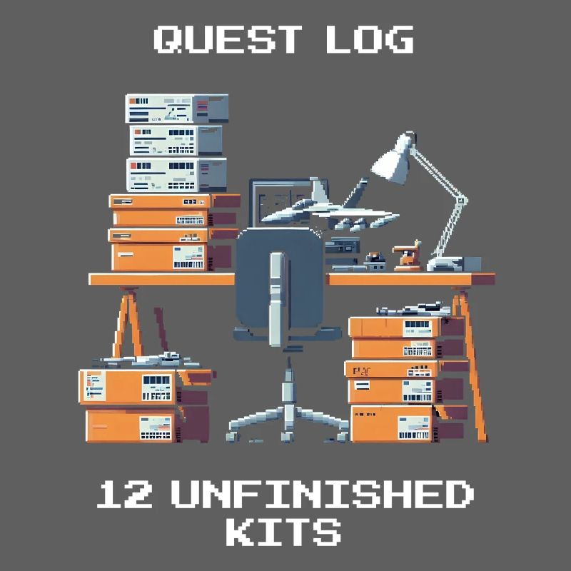 Quest Log: 12 Unfinished Kits | Model making