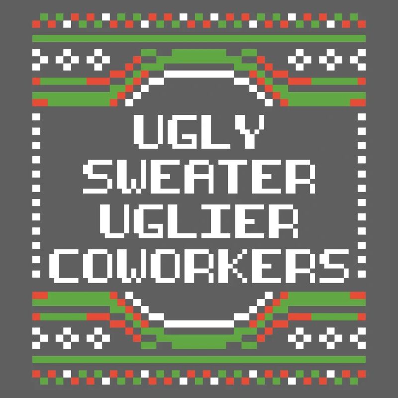 Pull de Noël moche de bureau Pull humoristique de bureau