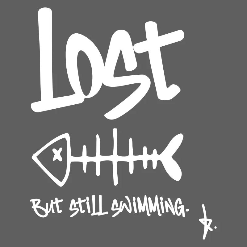LOST – Mais je nage encore | Conception en arête de poisson