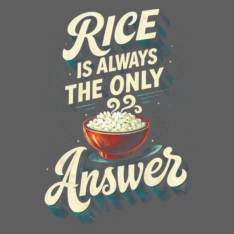 Le riz asiatique est toujours la seule solution