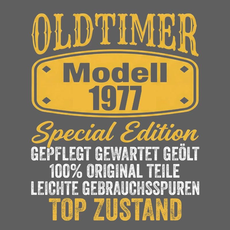 49. Geburtstag Oldtimer Modell 1977