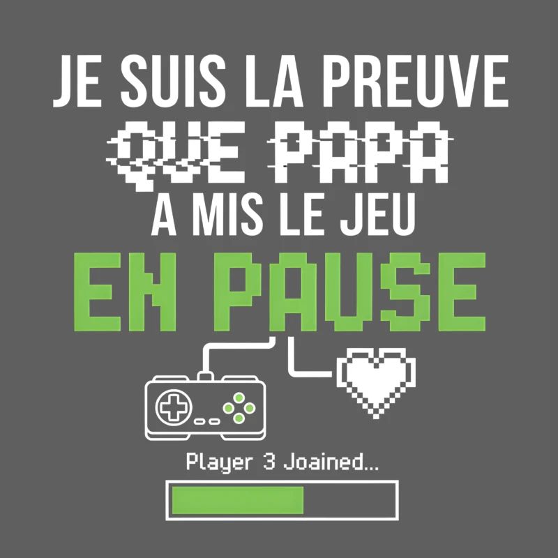 Pause Pixel Vert – Jeu Retro
