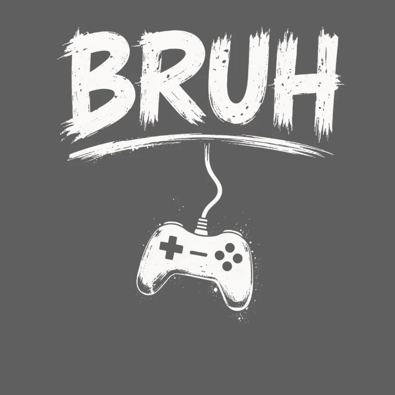 Splash de manette de jeu BRUH