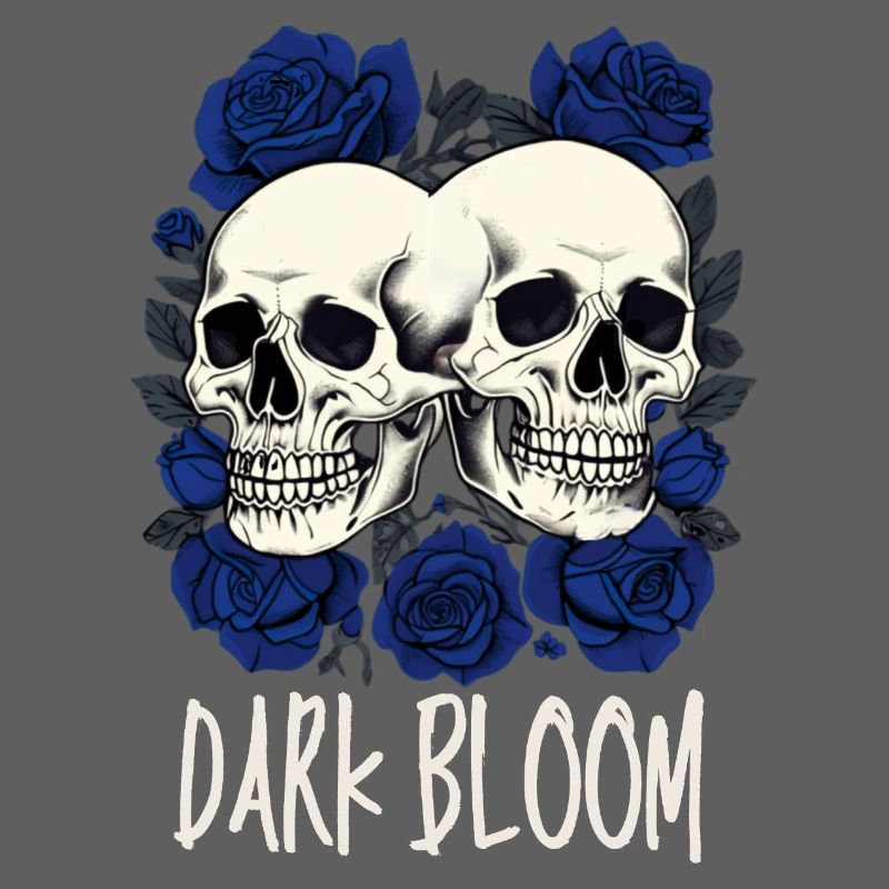 Dark Bloom – Crânes et Roses Gothiques