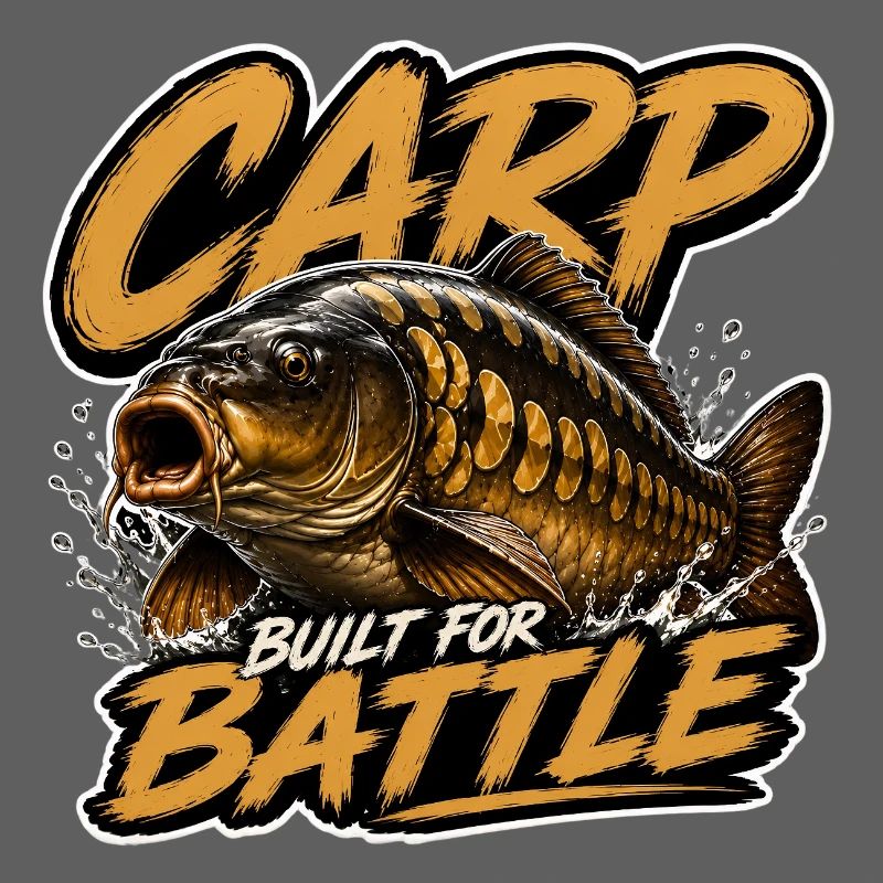 Carpe construite pour la conception de la pêche de combat