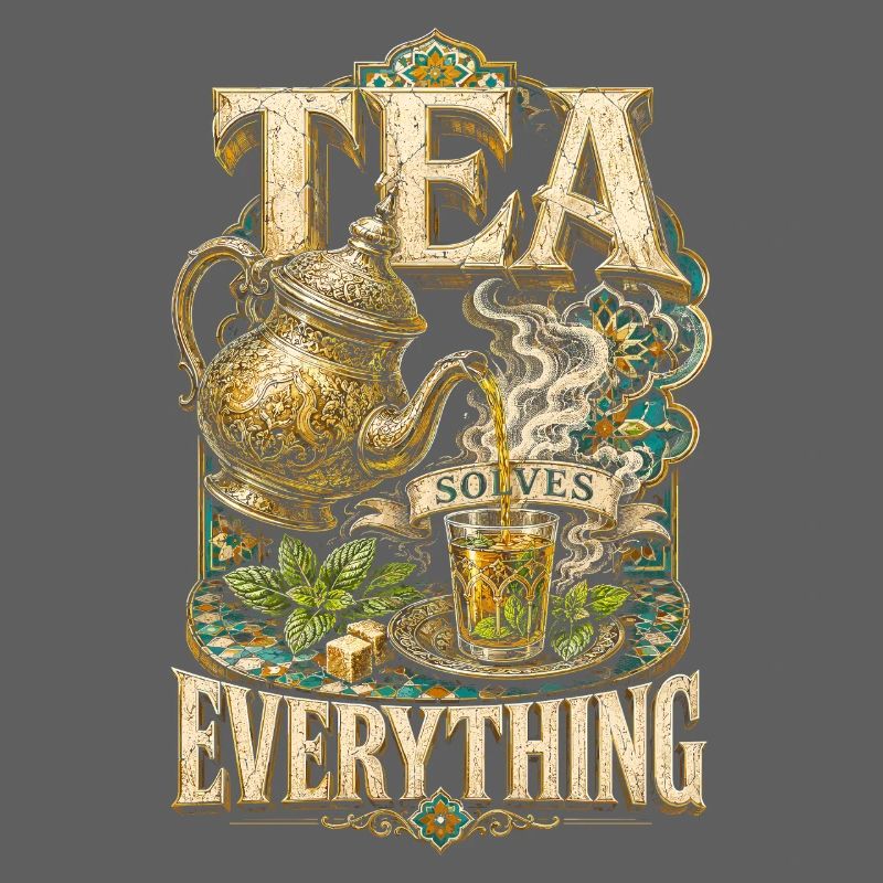 Moroccan Morocco Tea Solves Everything