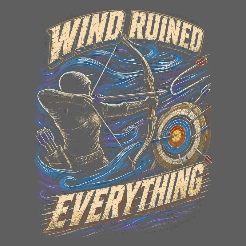 Archery Archer Wind Ruined Everything