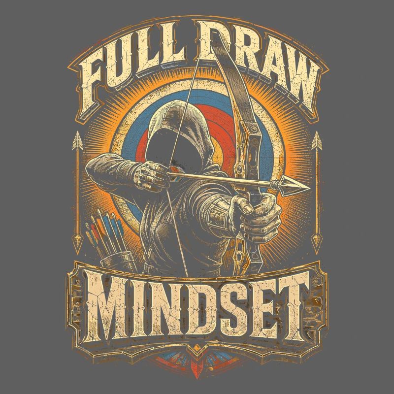 Bogenschießen Bogenschütze Full Draw Mindset