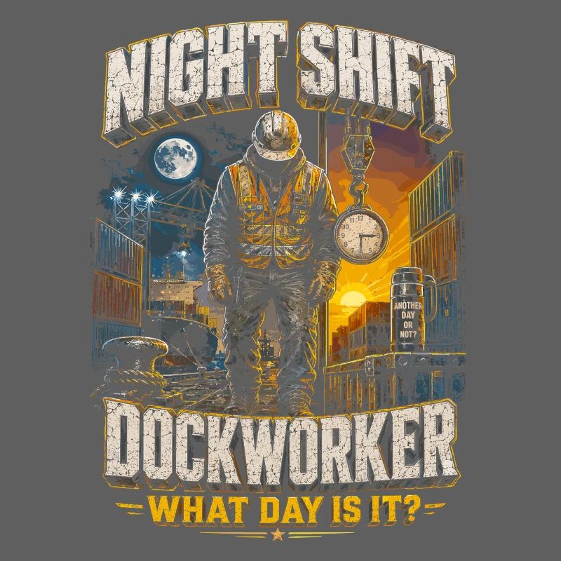 Hafenarbeiter Night Shift Dockworker
