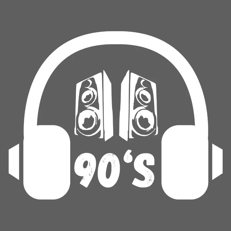 90er Kopfhörer Retro