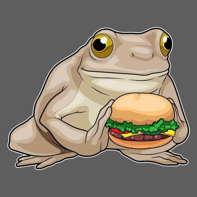 Frog Cheeseburger
