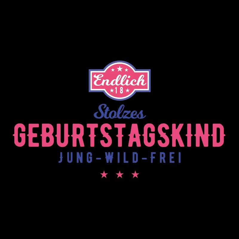 Endlich 18 Geburtstagskind Stolzes Design