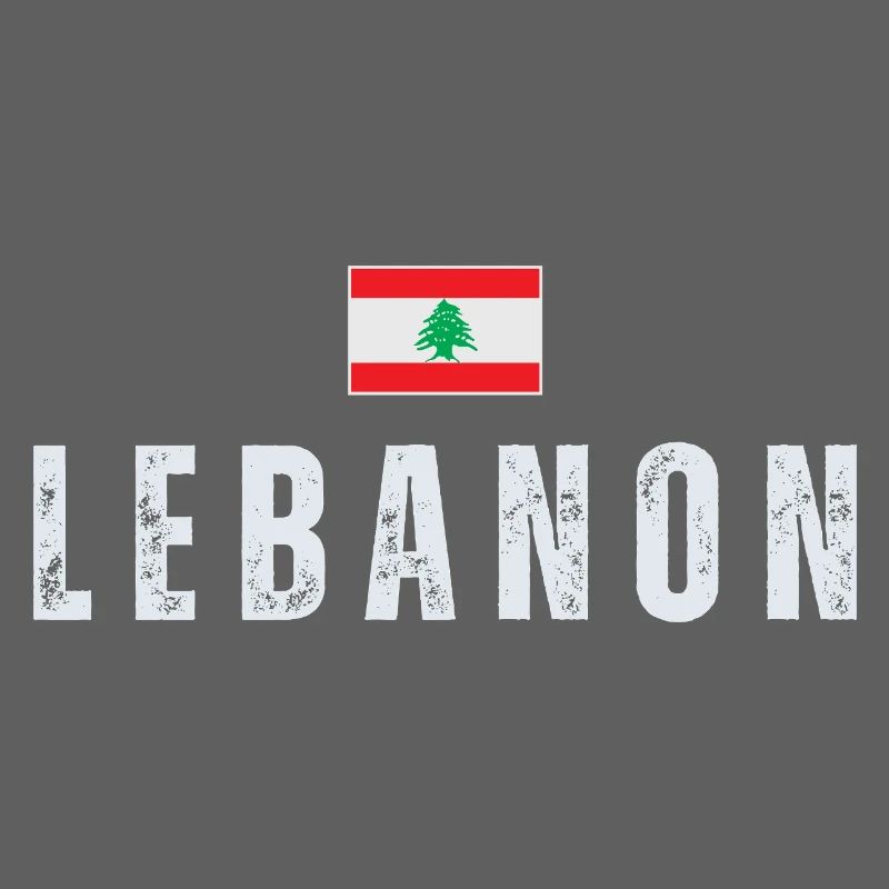 Stolzer Libanese, Flagge des Libanon