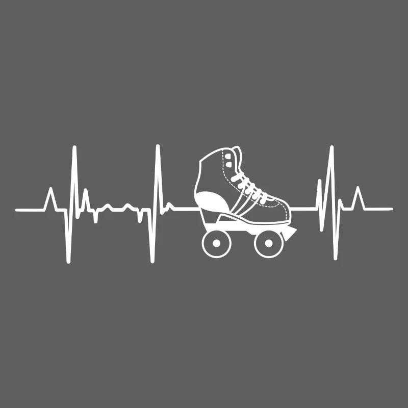 Rollerskates Herzschlag