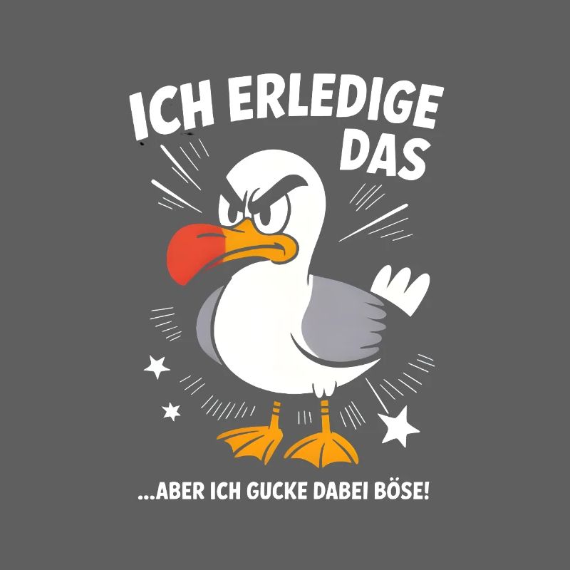 Möwe Seevogel Nen scheiss muss ich