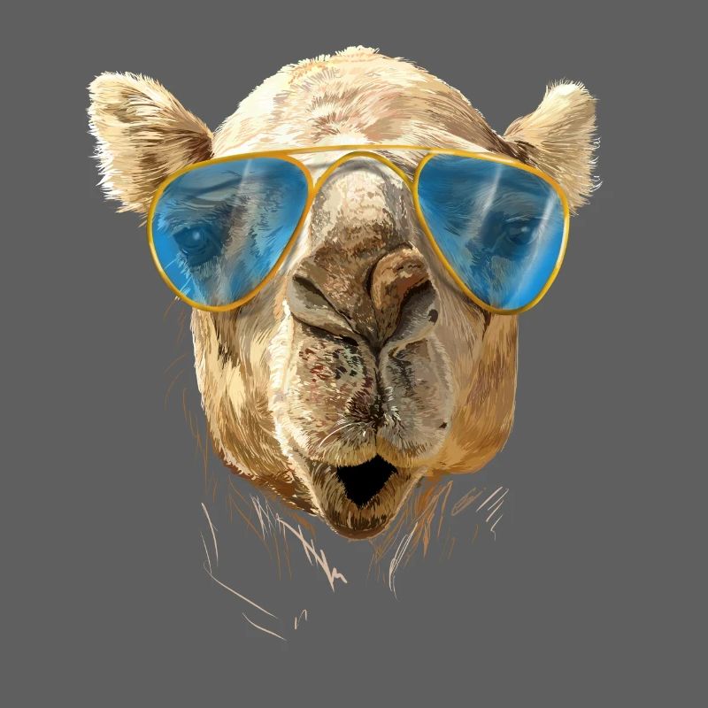Kamel mit Sonnenbrille