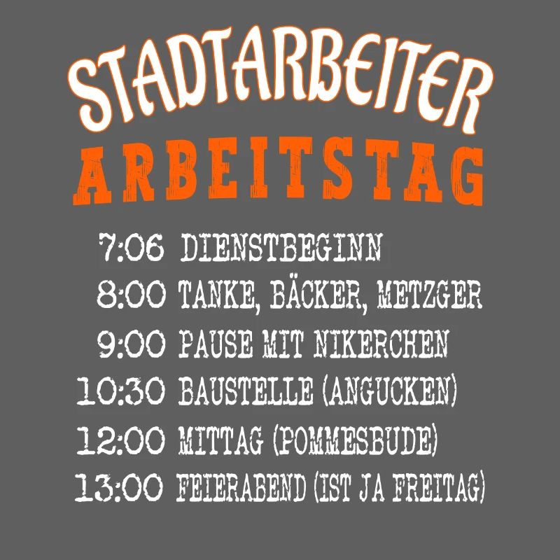 Stadtarbeiter Arbeitstag - Bauhof Mitarbeiter