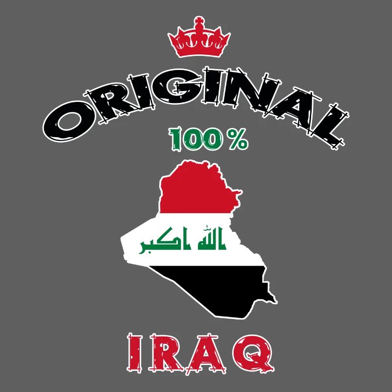 Design original 100 % drapeaux de l'Irak