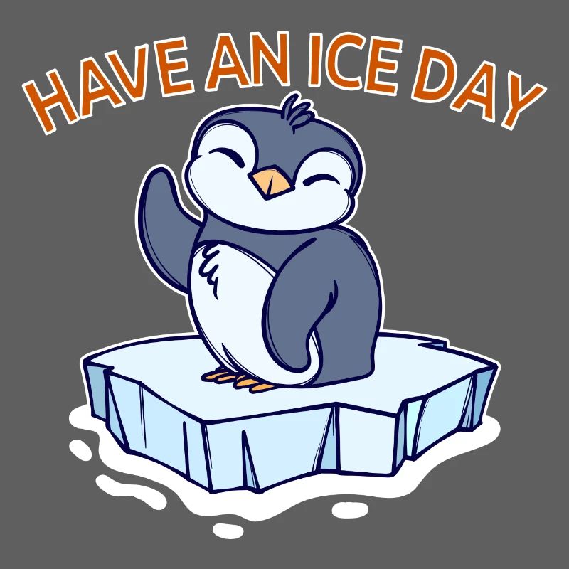 Antarctique Ice Cold Penguin Déclaration Oiseau de mer