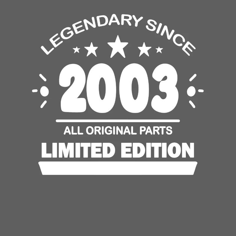 2003 - Né 2003 - Année de construction 2003