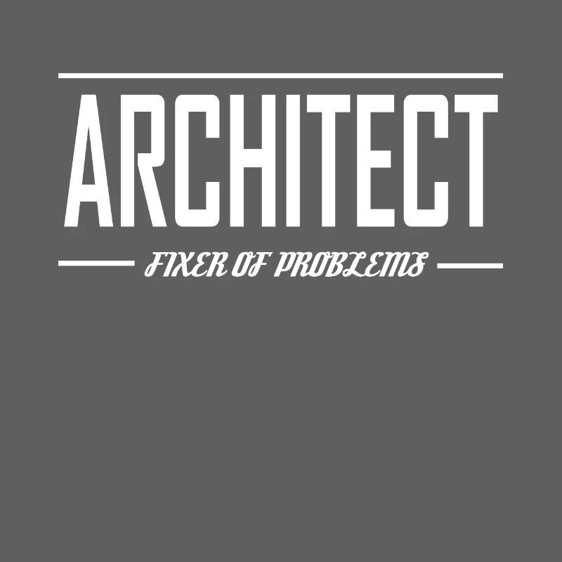 Je suis un architecte étudiants en architecture vintage