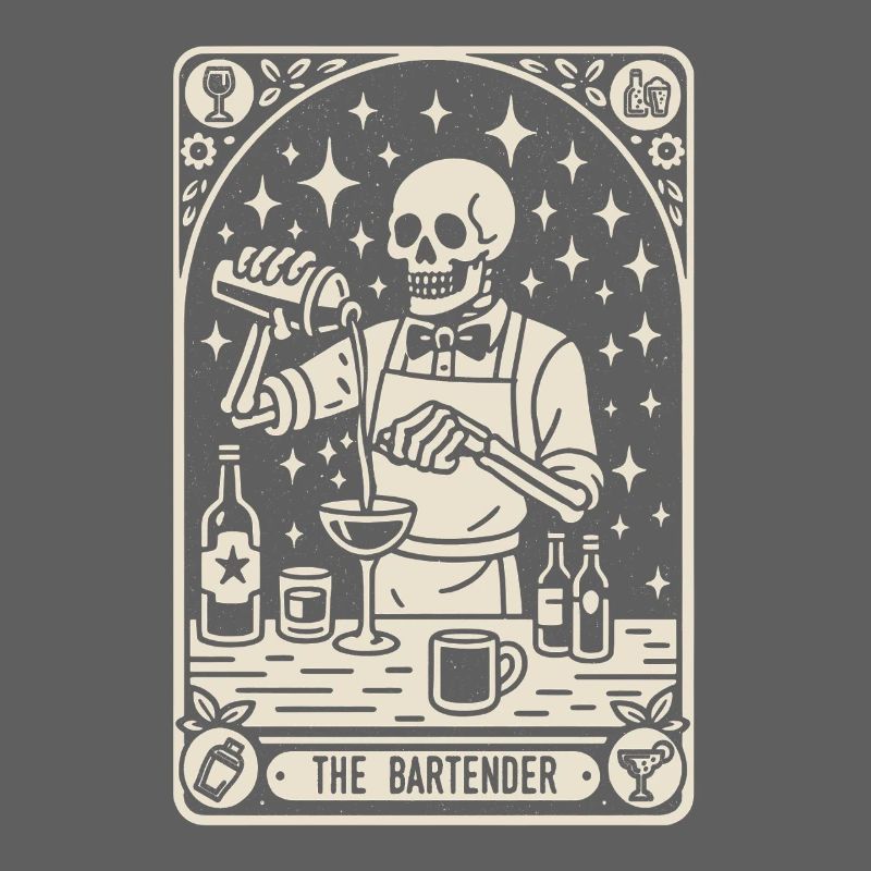 Bartender Barman The Bartender Tarot Cocktail
