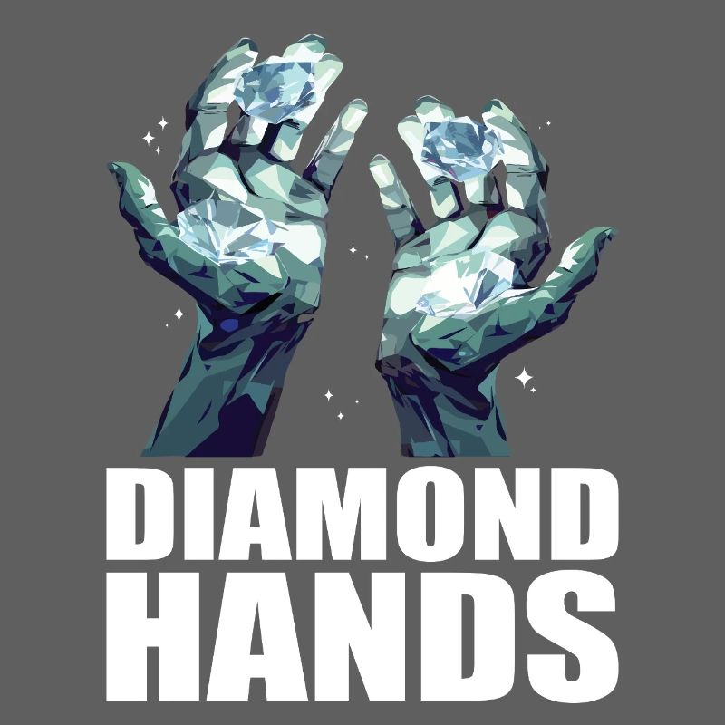 Commerce de mains de diamants