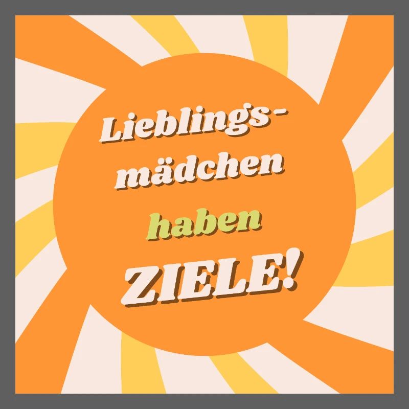 Fille préférée - Cibles dans l’illustration du soleil
