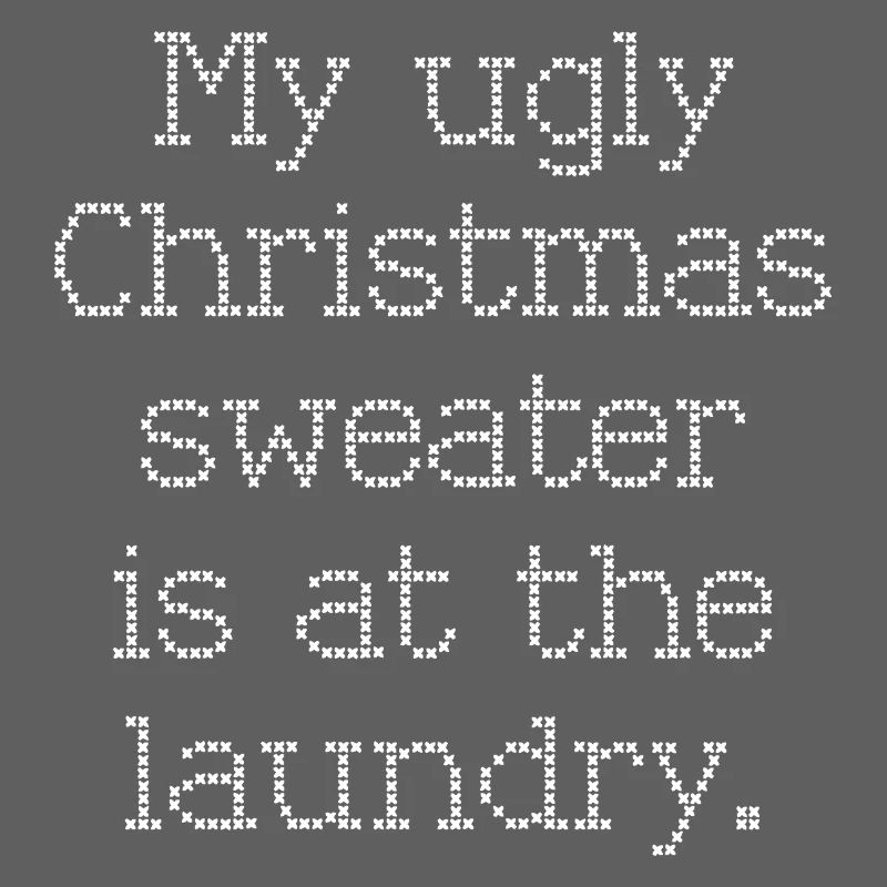 Lustiger Weihnachtspullover 