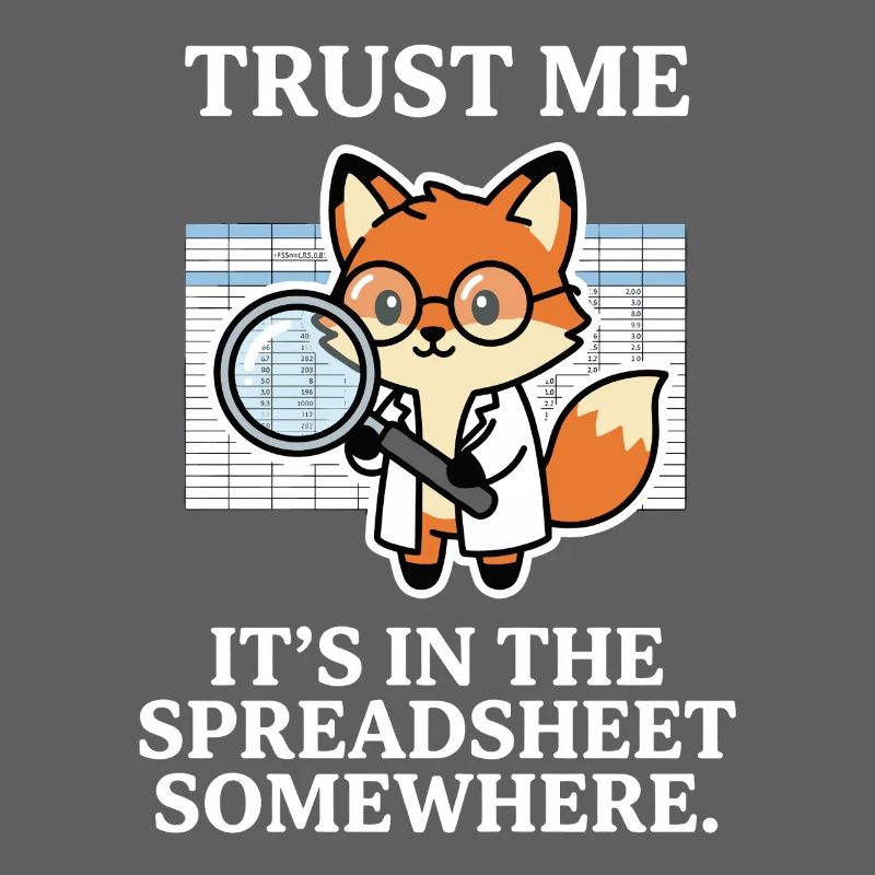 Crois-moi, c’est dans le tableur quelque part, Fox