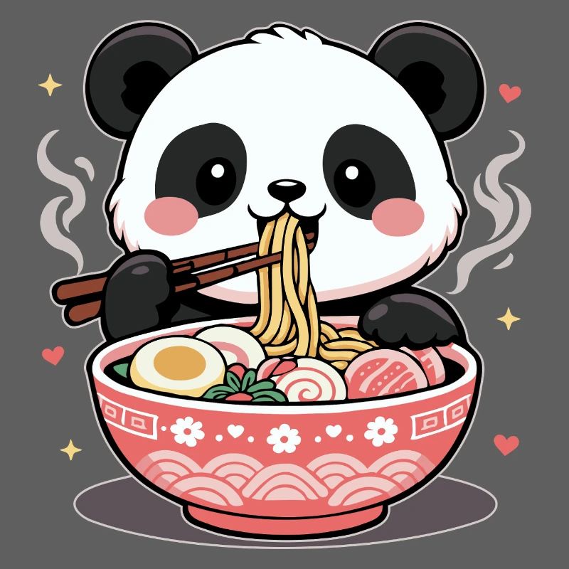 Ramen Mignons Kawaii Panda