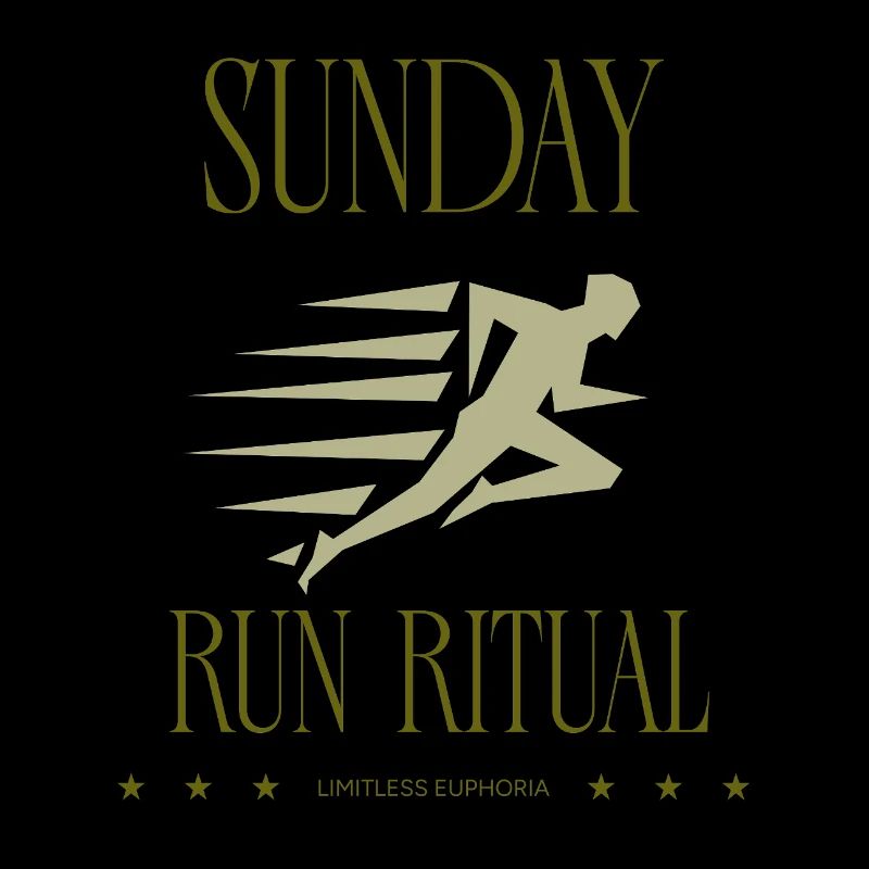 Coureur - Rituel de la course du dimanche