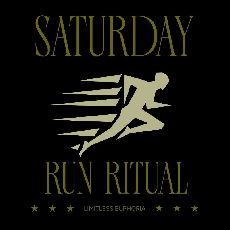 Coureur - Rituel de la course du samedi