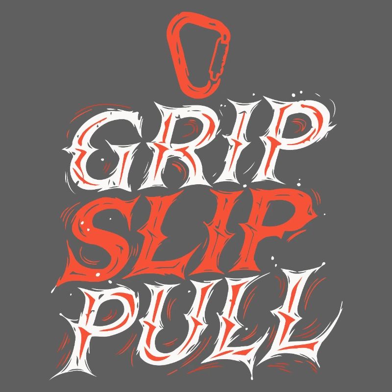 Grip Slip Pull Typographie Dynamique