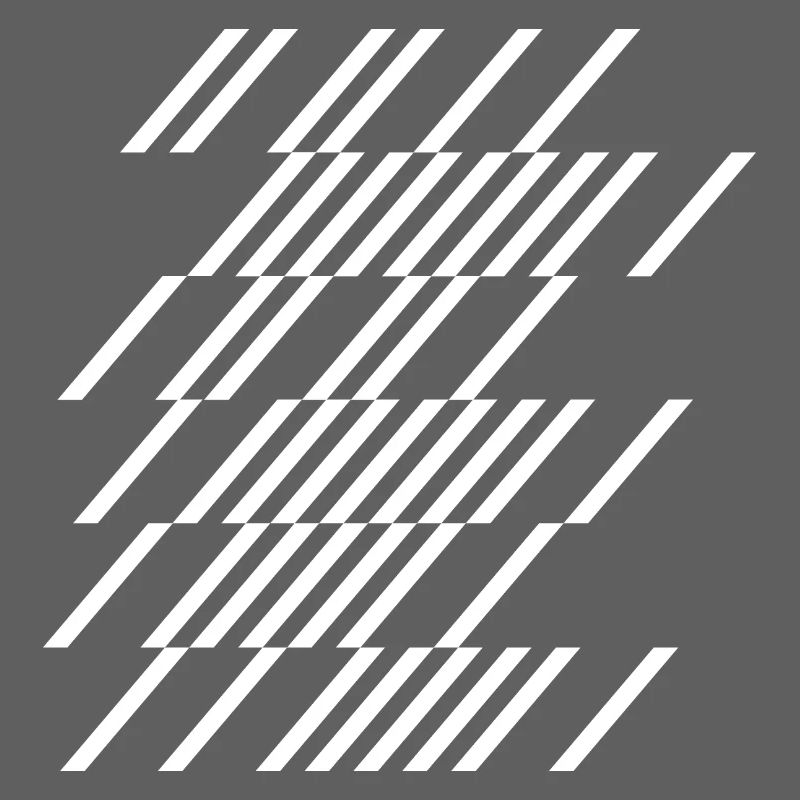 Diagonal Stripe Geom Pattern