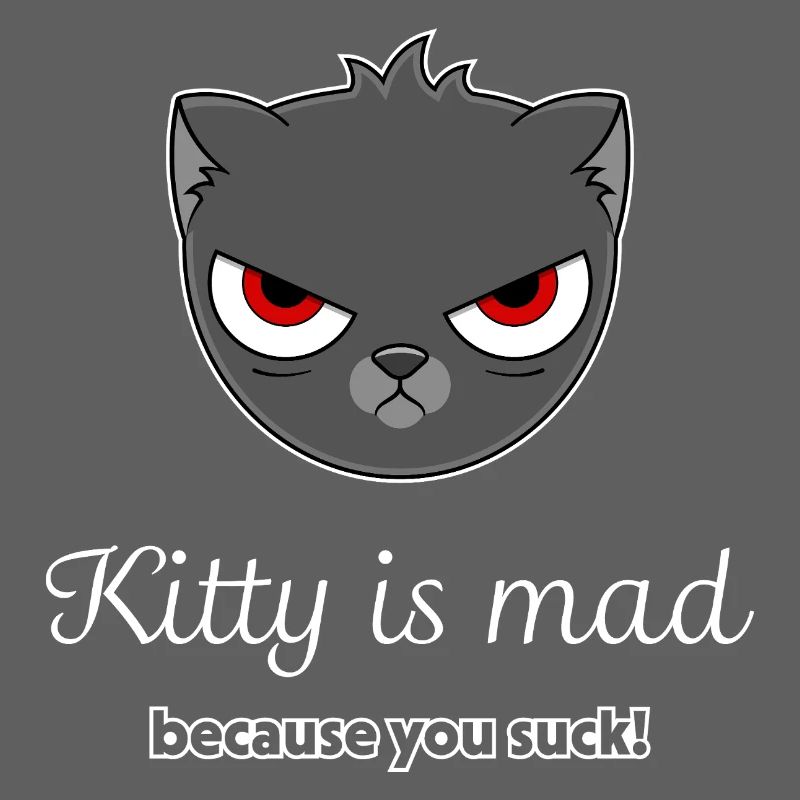 beleidigte Katze