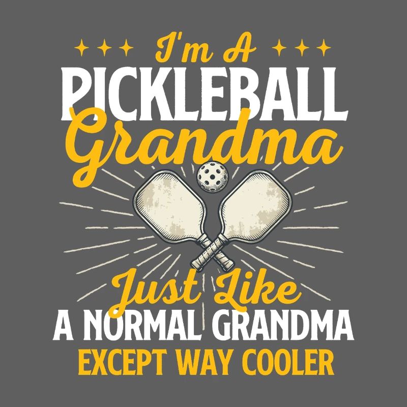 Pickleball-Großmutter Viel Cooler