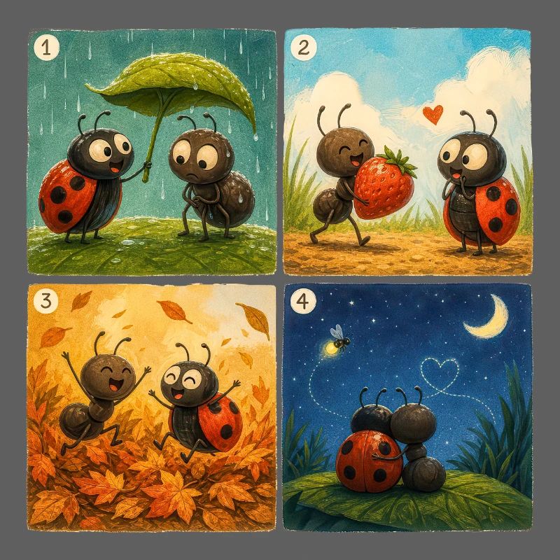 Ladybug und Ant: Ein süßer erster Moment