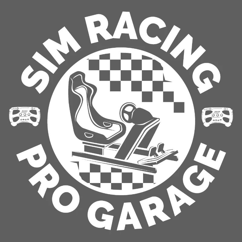 simracing emblem patch sim racer gaming Symbol
