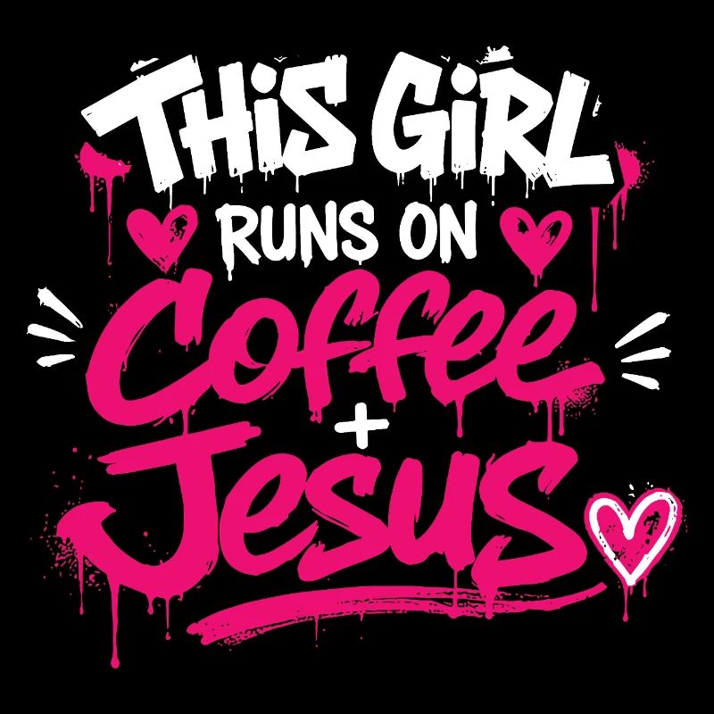 Kaffee & Jesus Graffiti Design