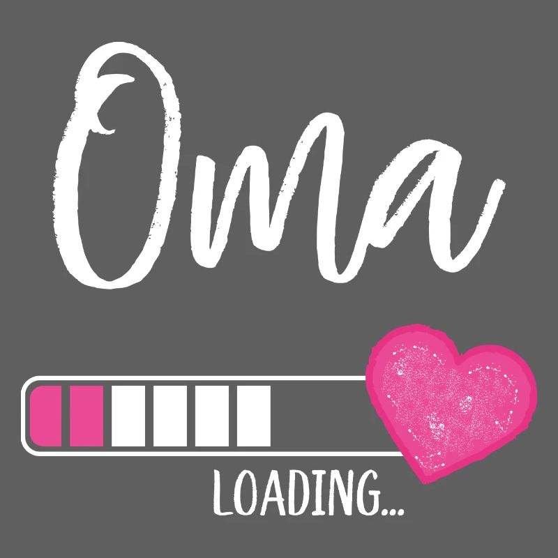 Oma Loading Herz Enkelin Mädchen Werdende Oma