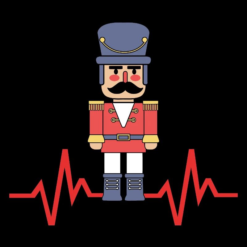 Nutcracker Christmas Heartbeat