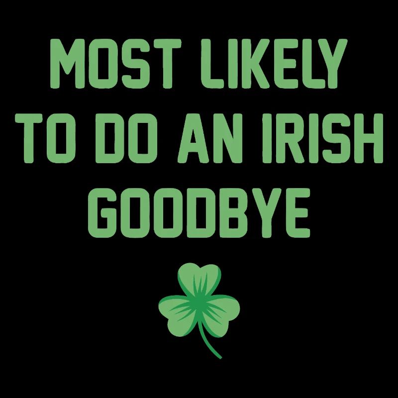 Irischer Goodbye Shamrock Tee