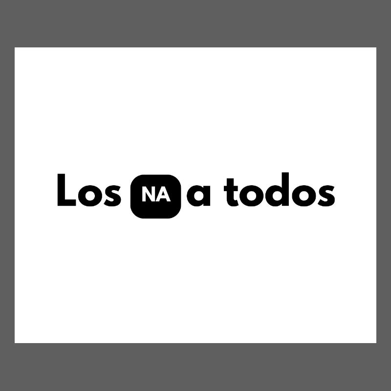 NA in black box between letters