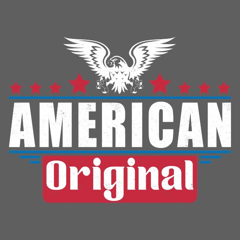 Patriotic Eagle American Flag Design
