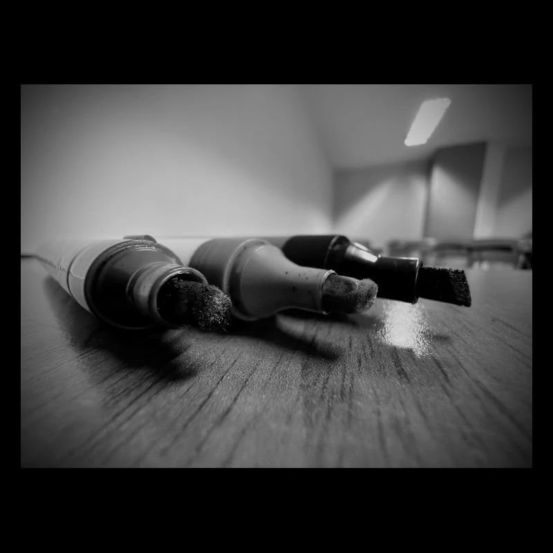 Pinceaux noir et blanc